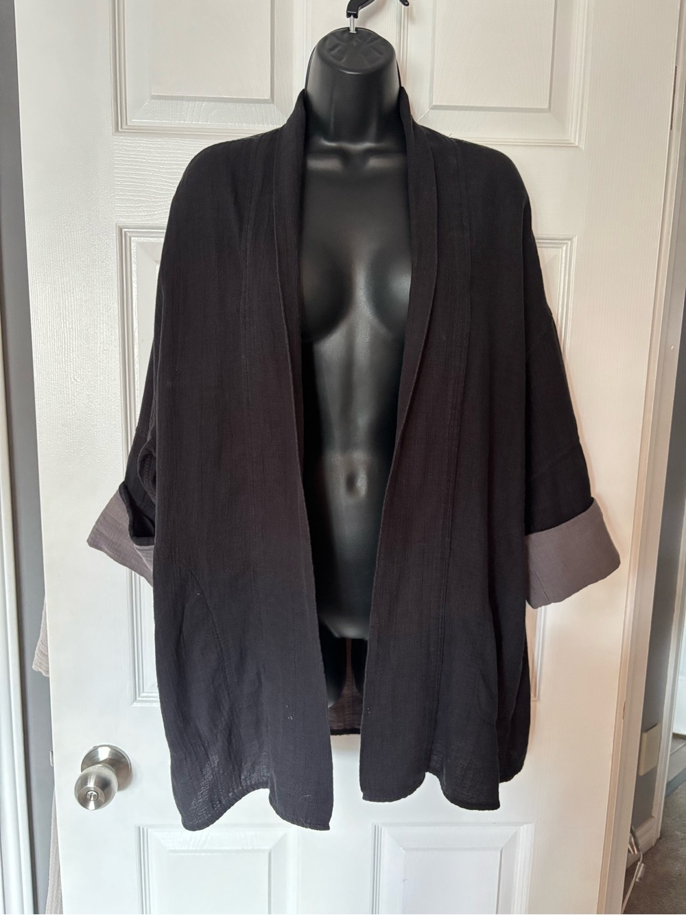 Wilfred Aritzia Aurelie Double Faced Cotton Gauze Kimono Jacket XS